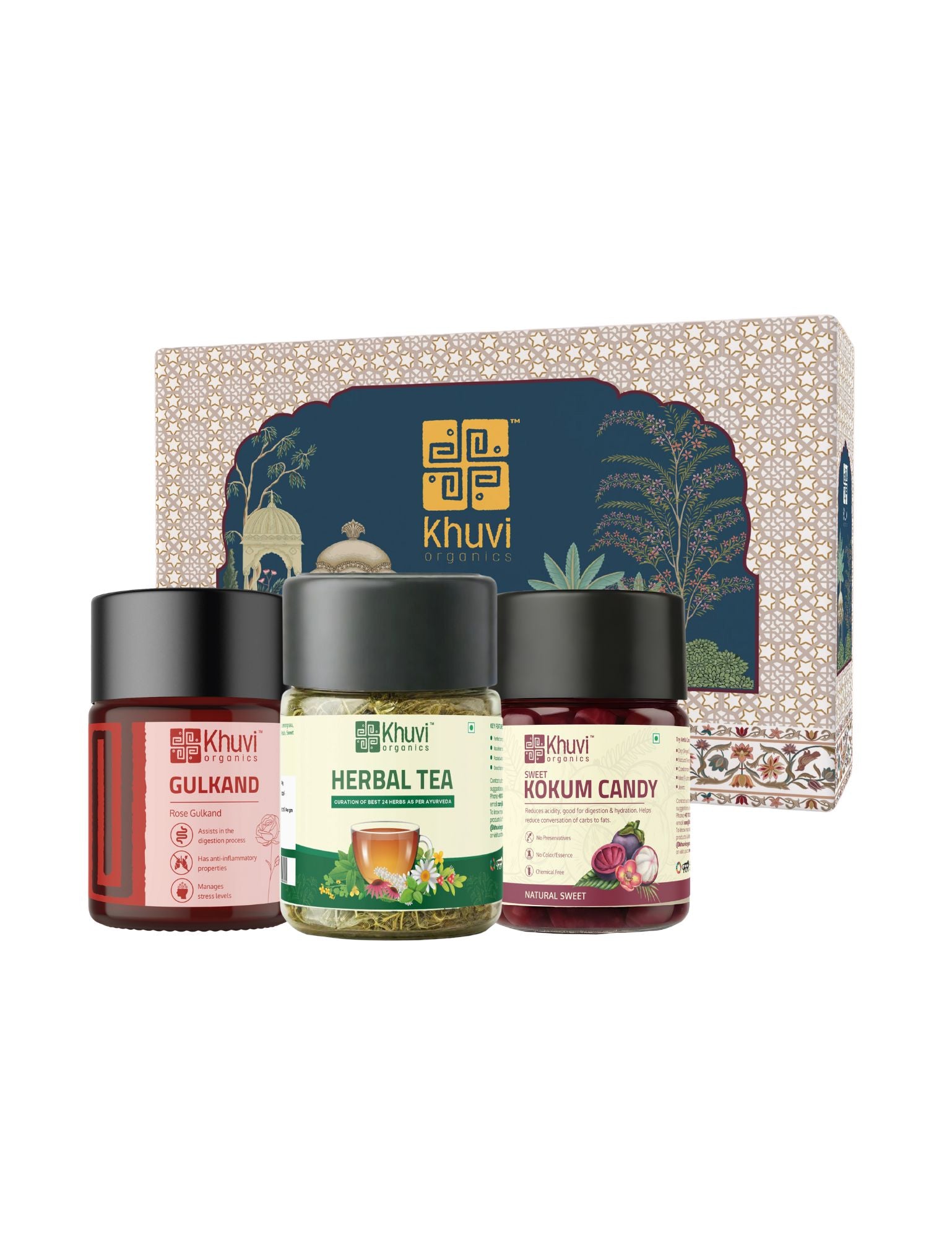 Rose-Tinged Wellness Trio Combo Pack