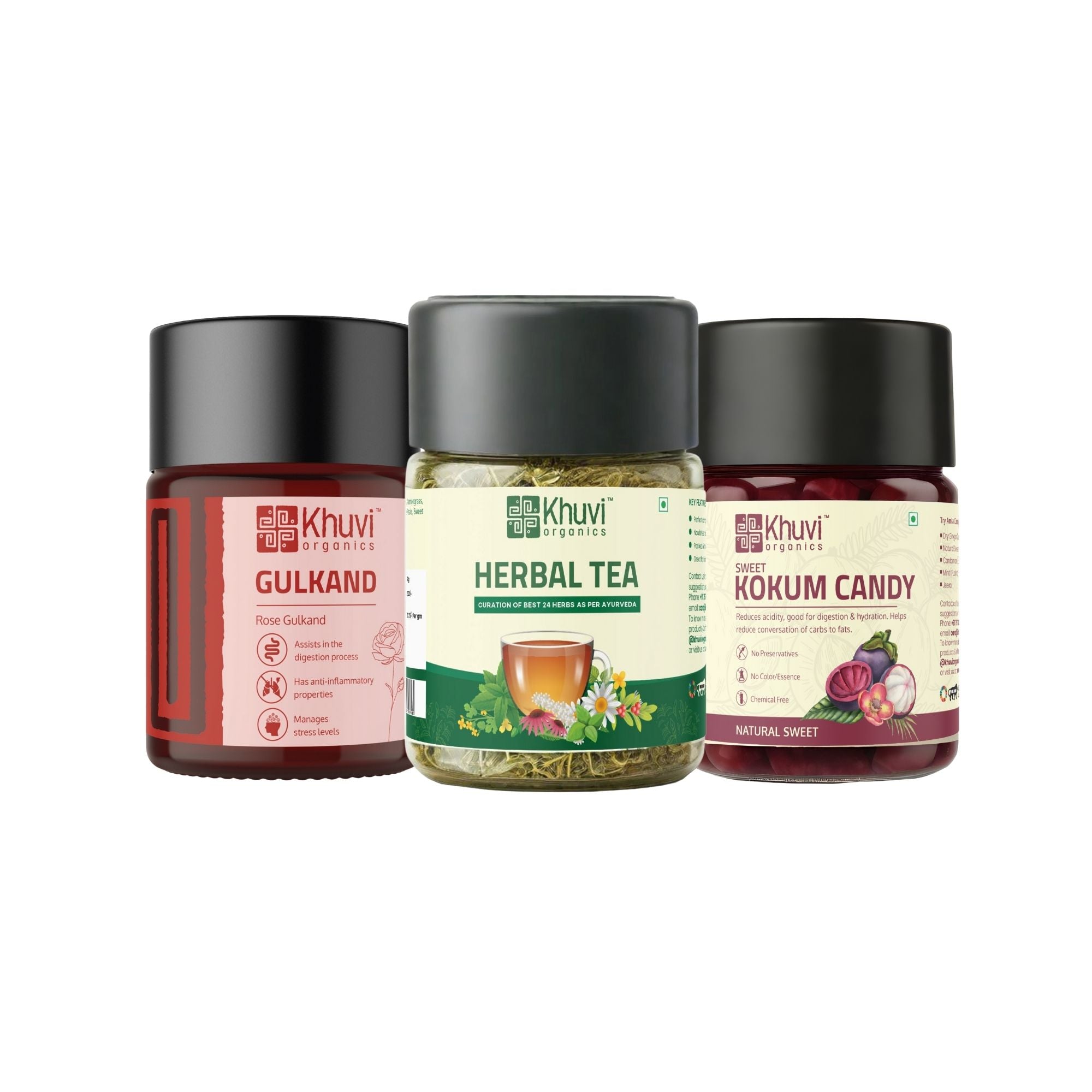Rose-Tinged Wellness Trio Combo Pack