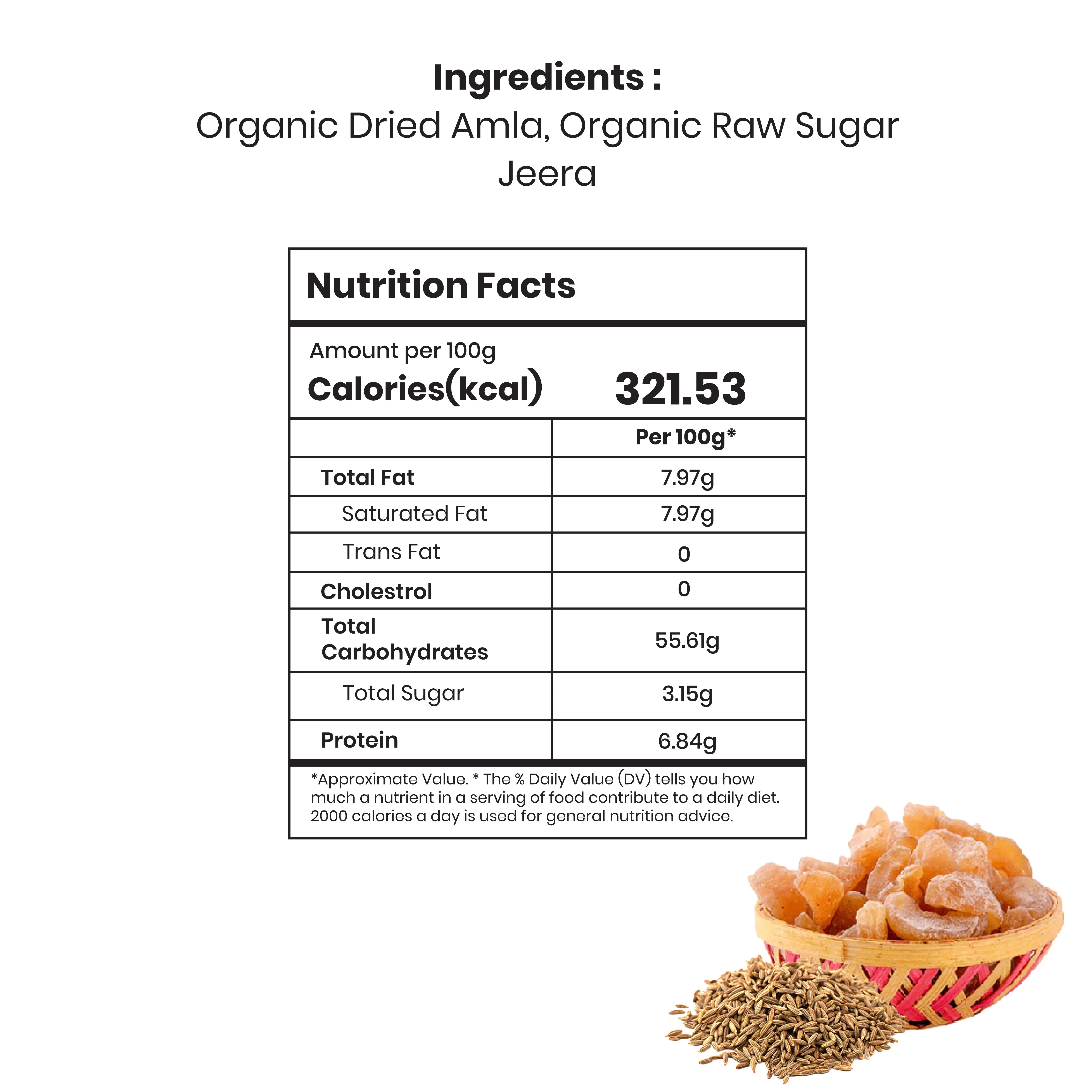 Aamla Sweet Candy - Cumin (Jeera)