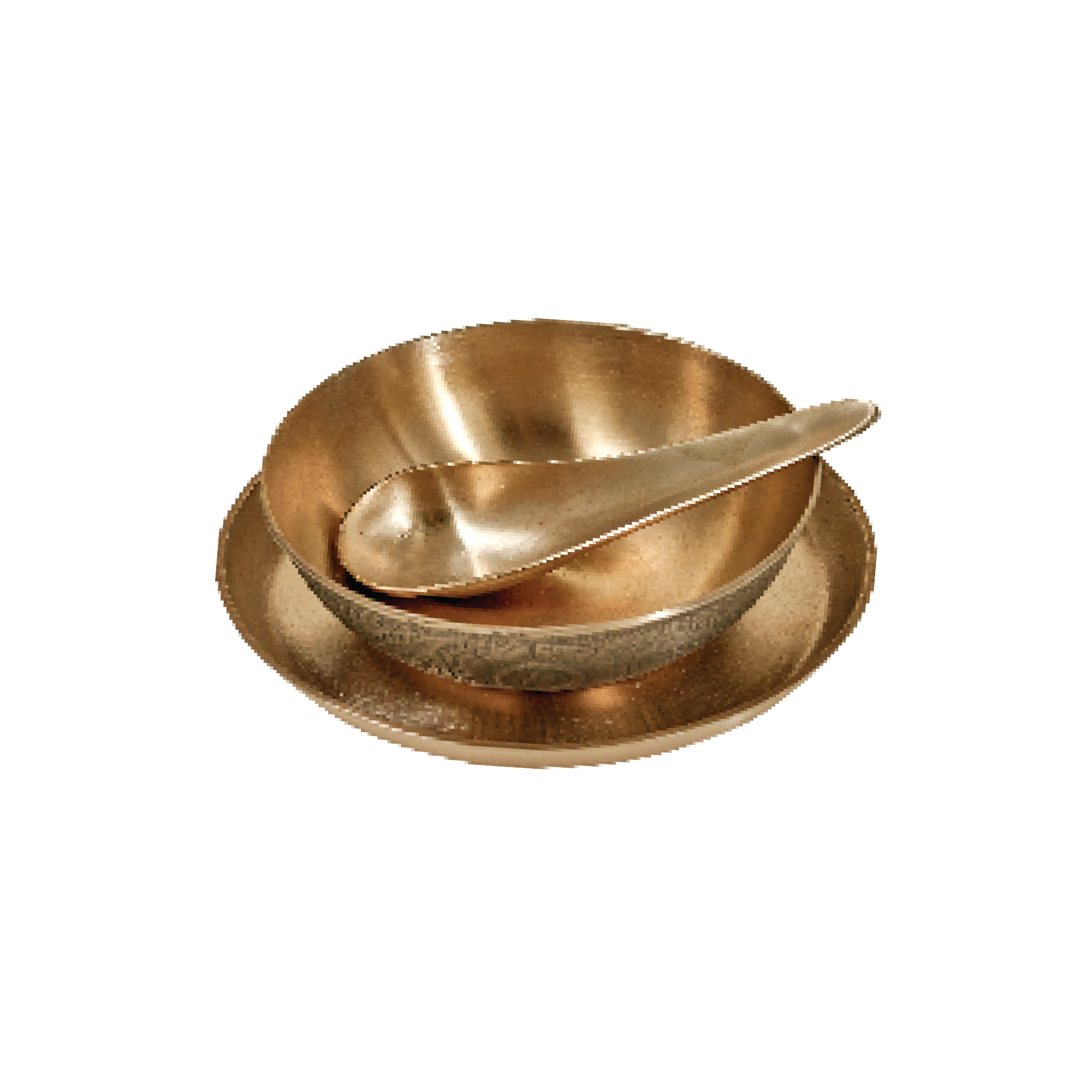 Bronze Soup Set (Carving)