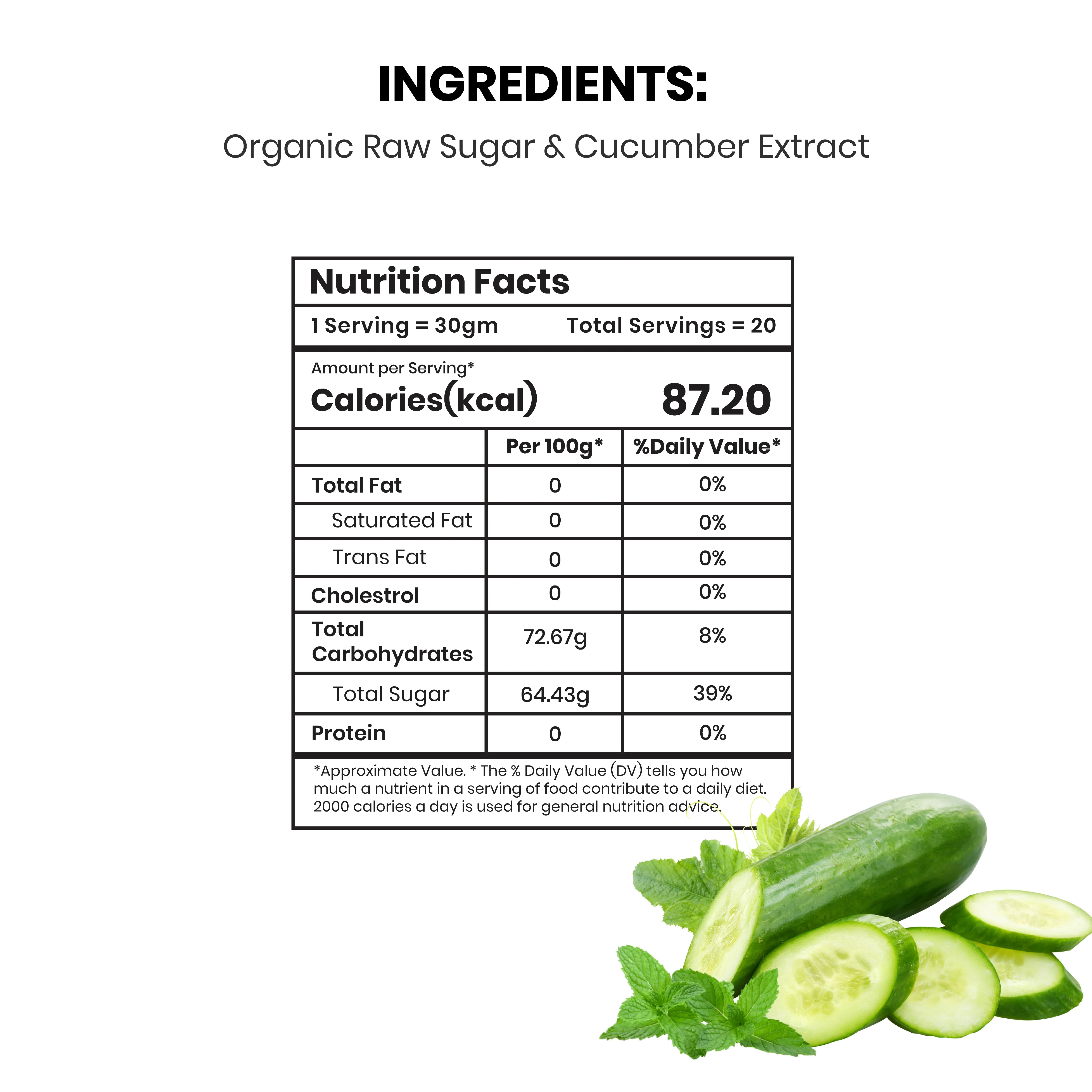 Sharbat Cucumber Mint (Khira Kakdi)