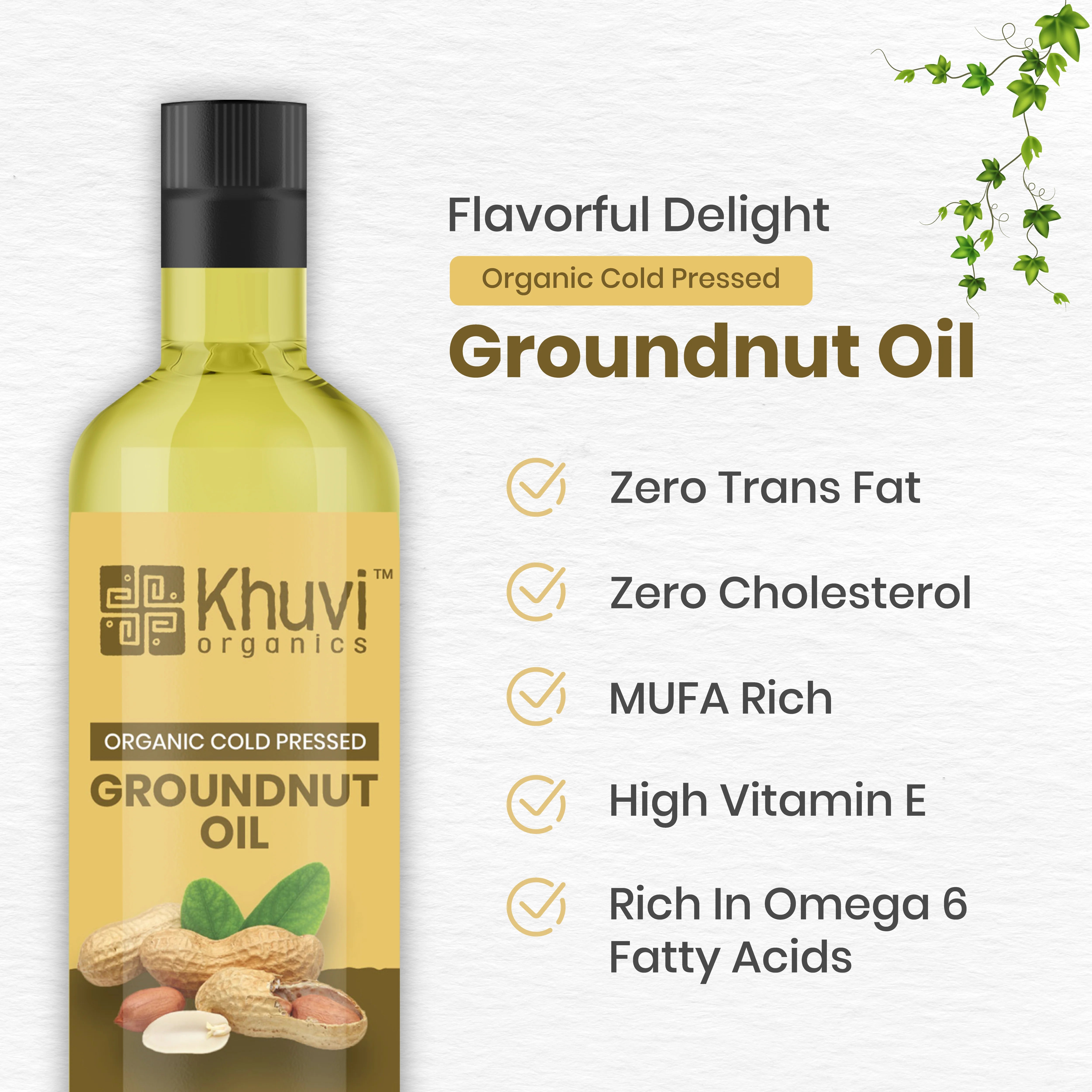 Cold Pressed Ground Nut Oil