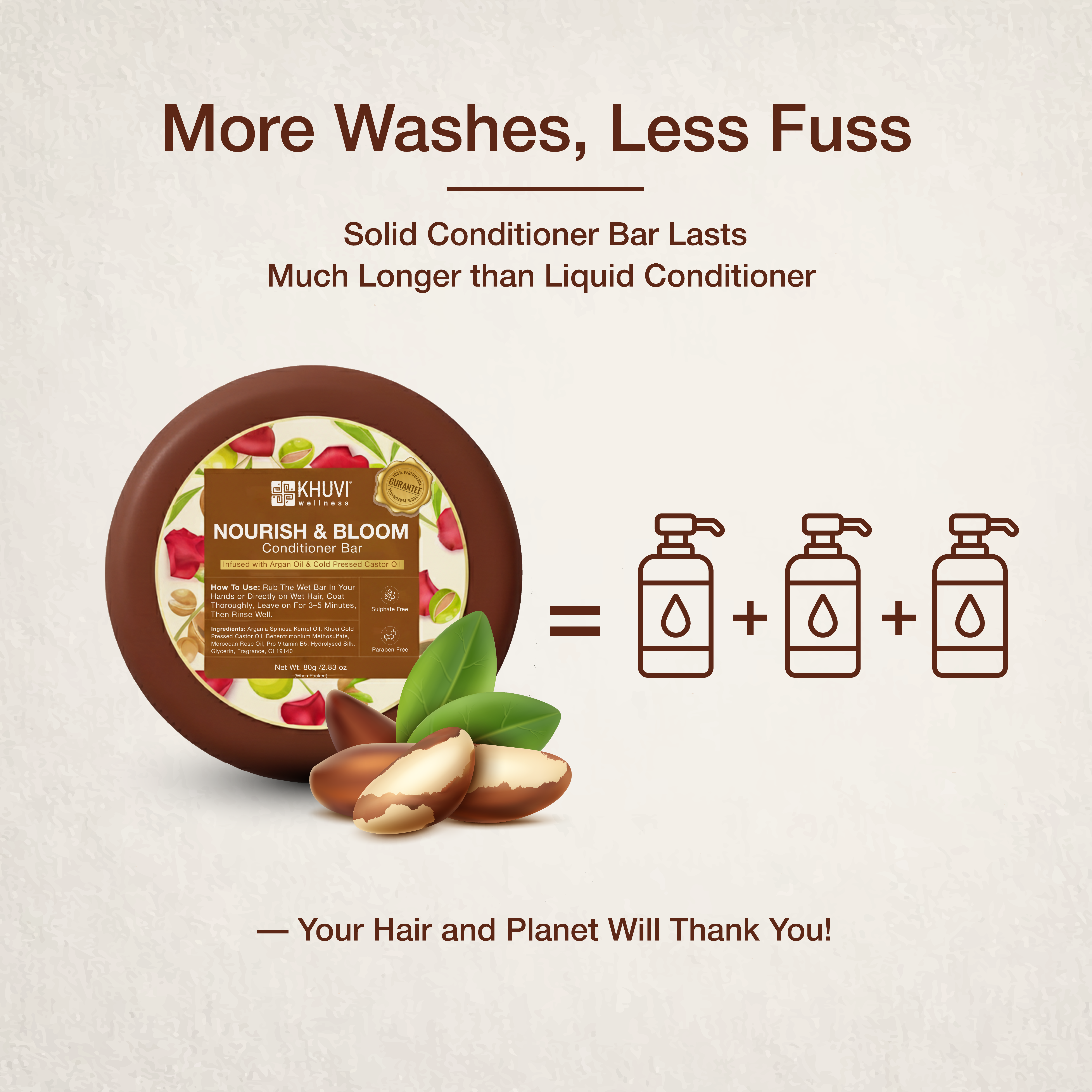 Conditioner Bar - Nourish & Bloom