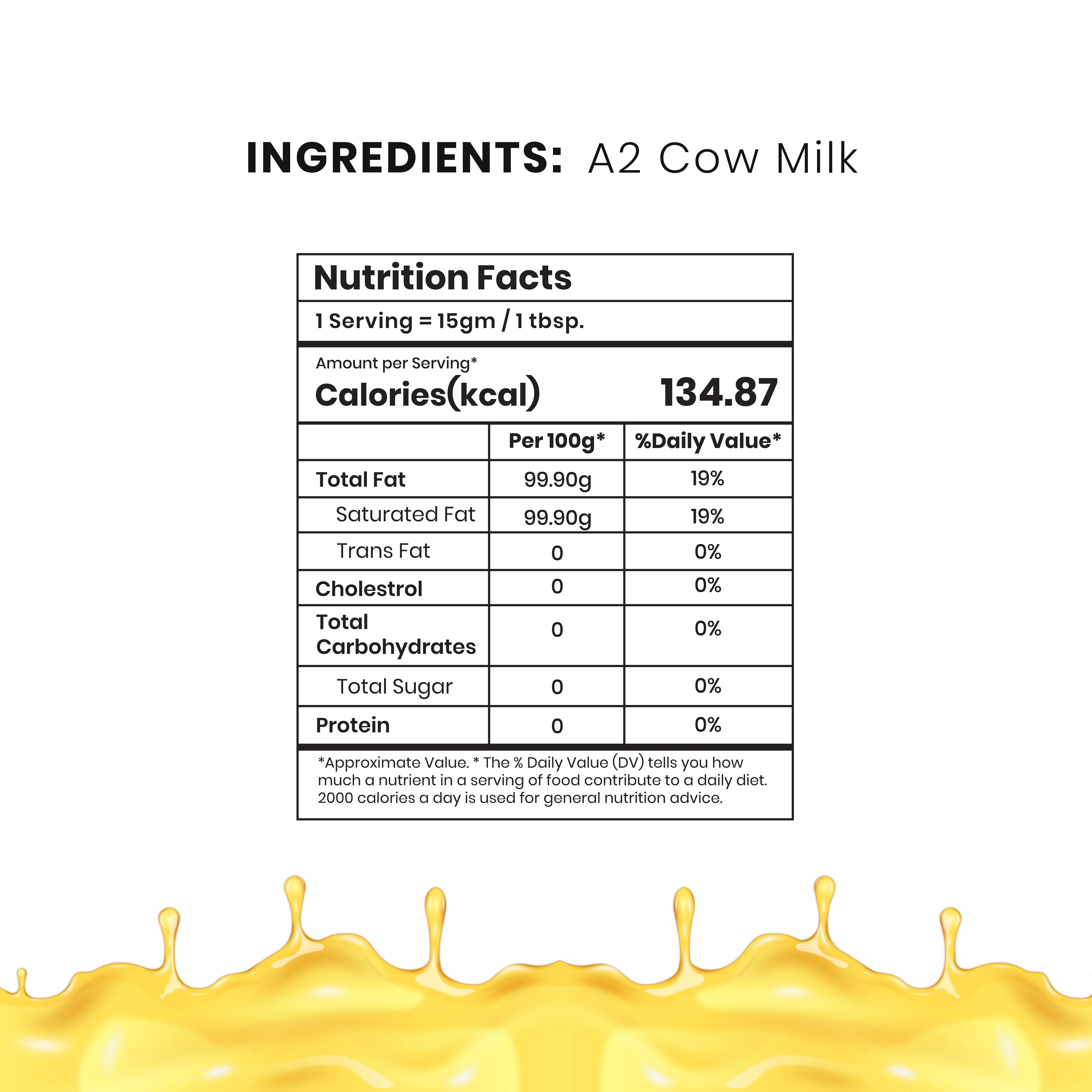Hand Bilona A2 Gir Cow Ghee