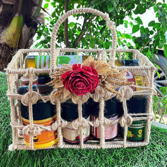 Organic Diwali Hamper (Jute Basket)