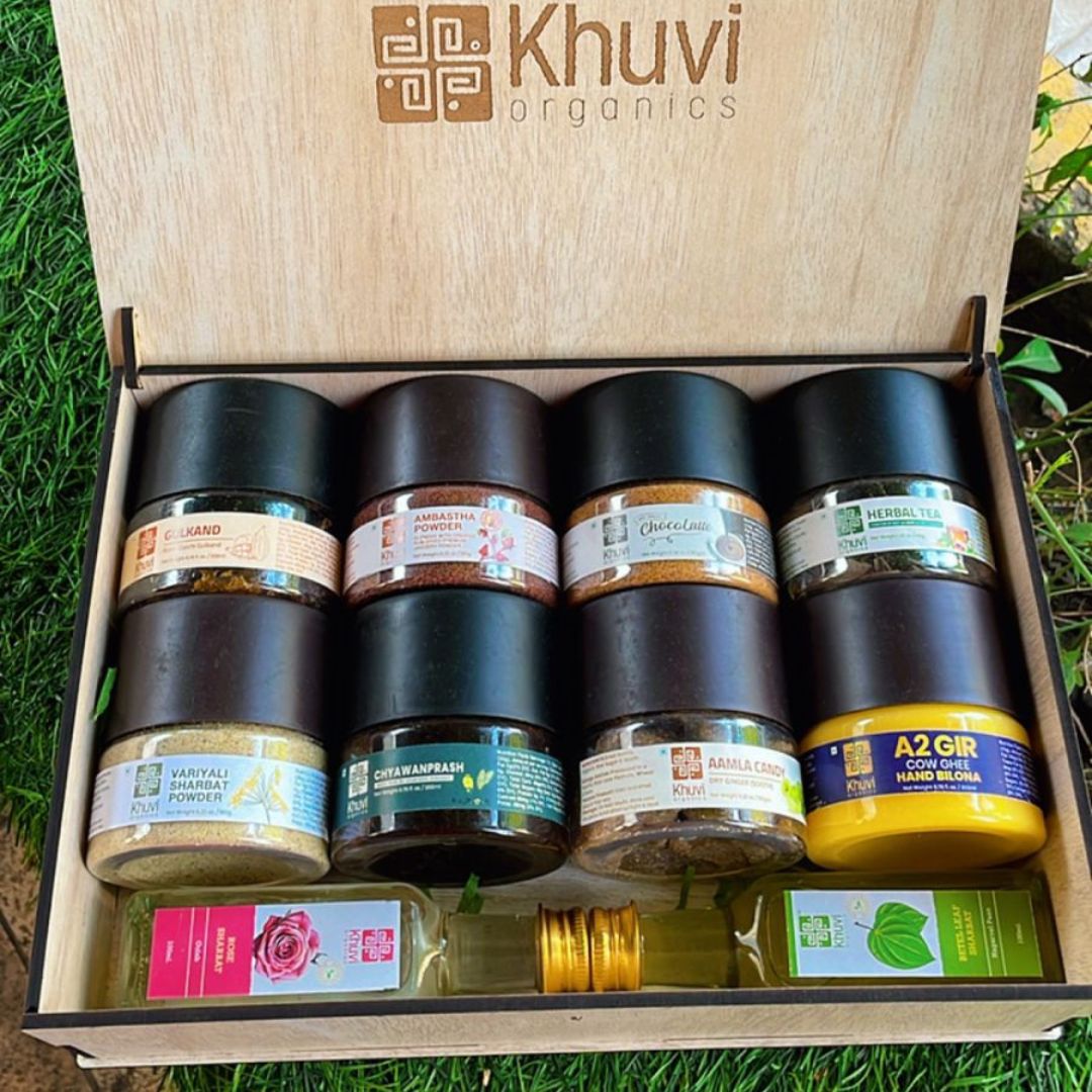 Organic Diwali Hamper (MDF Box)