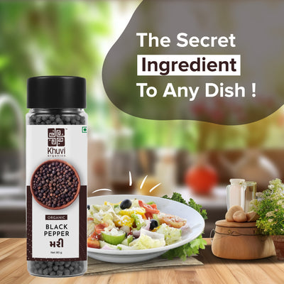 Whole Black Pepper (Kala Mari)