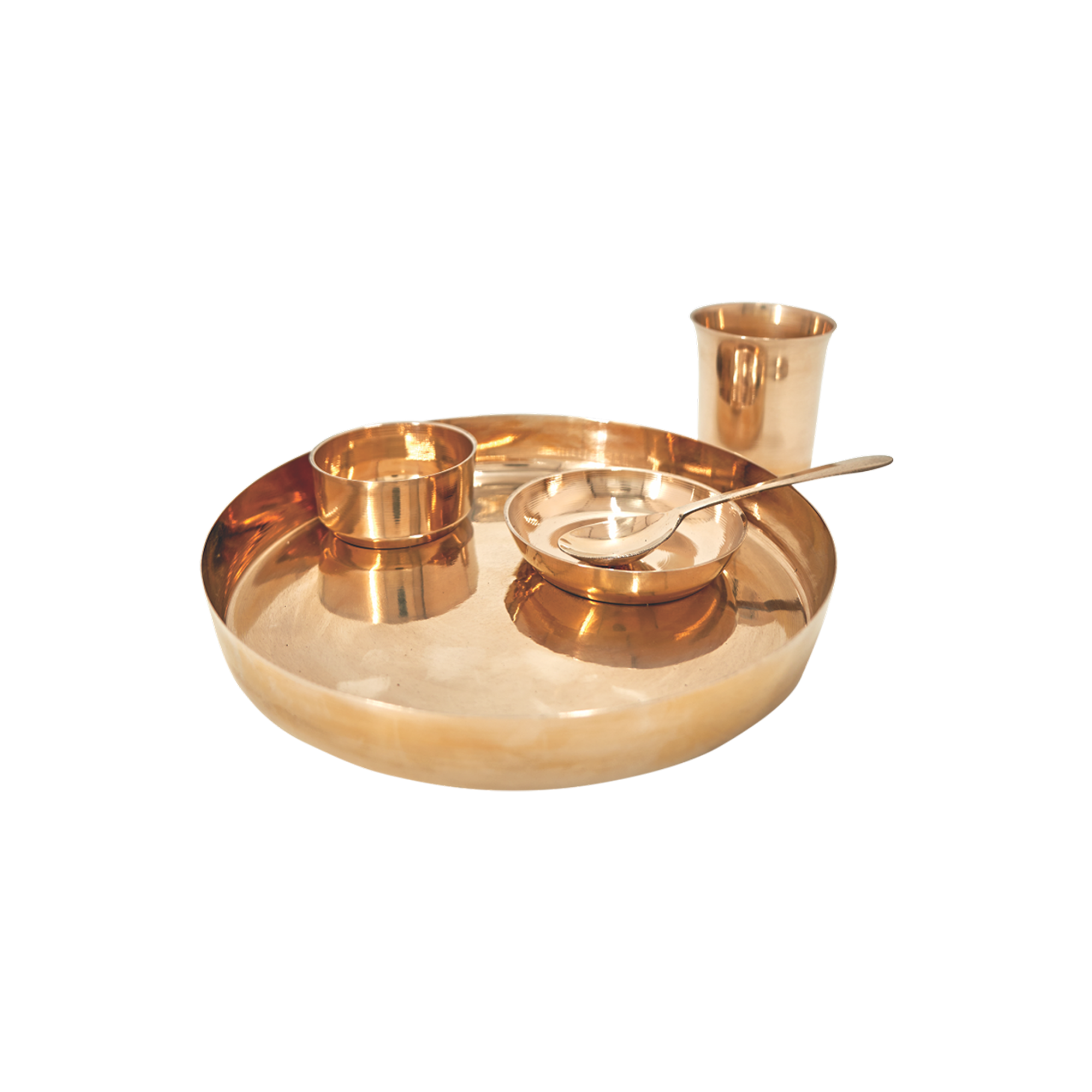 Bronze Dinner Set - Platinum | 5 Items
