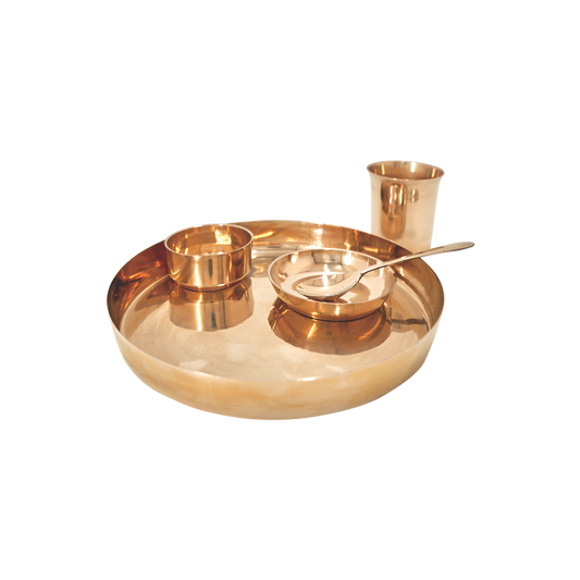 Bronze Dinner Set - Platinum | 5 Items