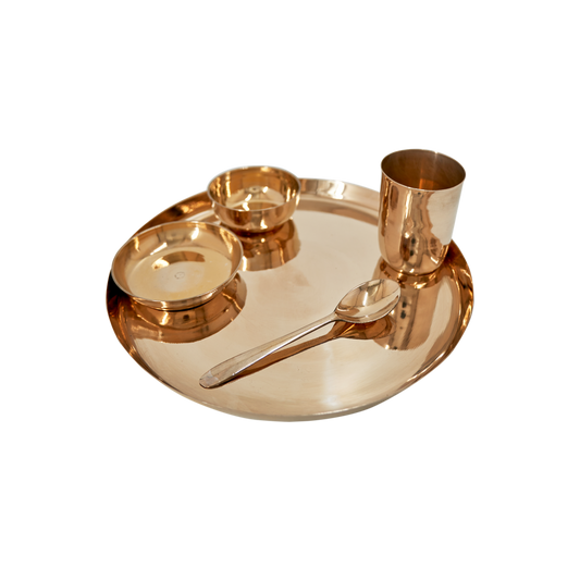Bronze Dinner Set - Plate | 5 Items