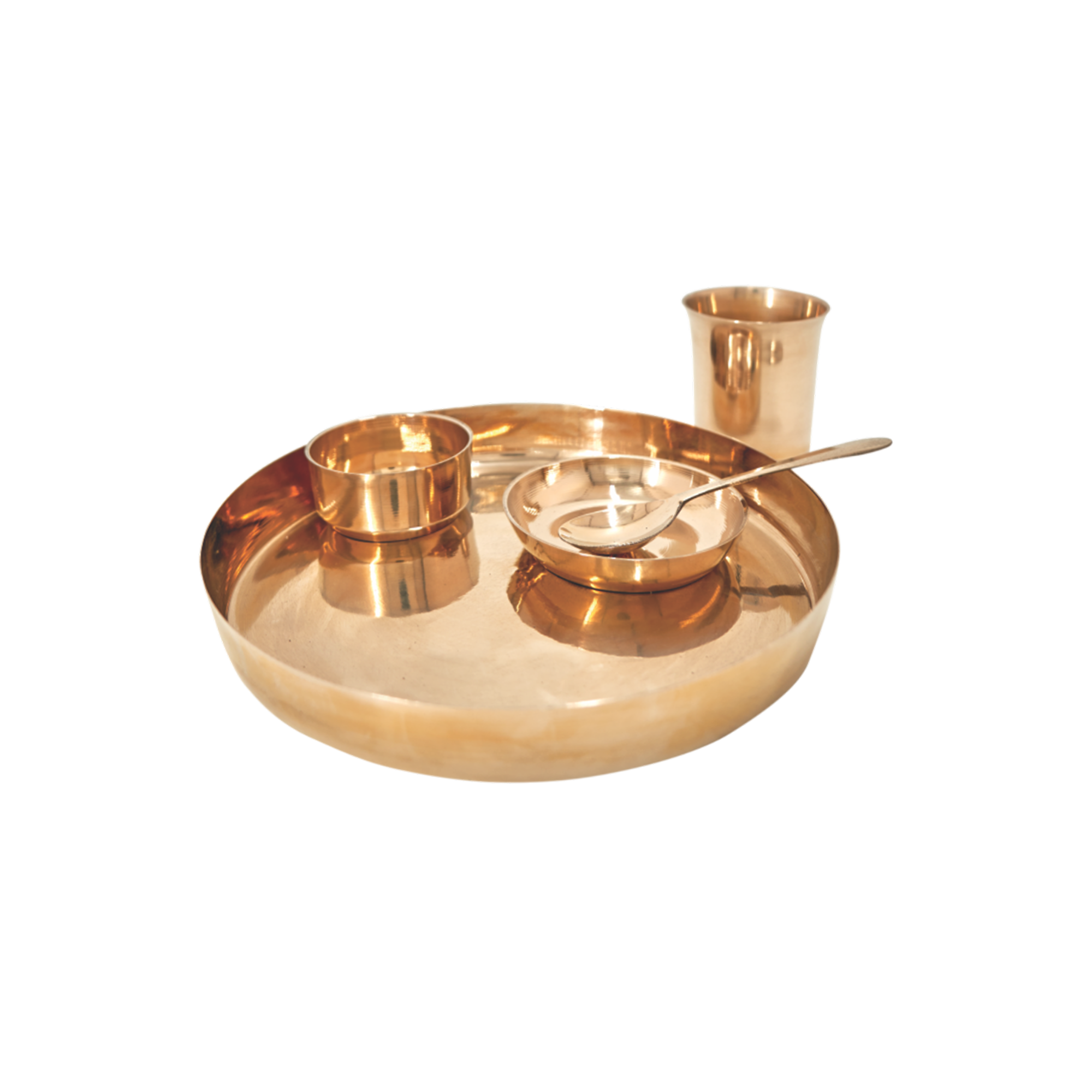 Bronze Dinner Set - Thali | 5 Items
