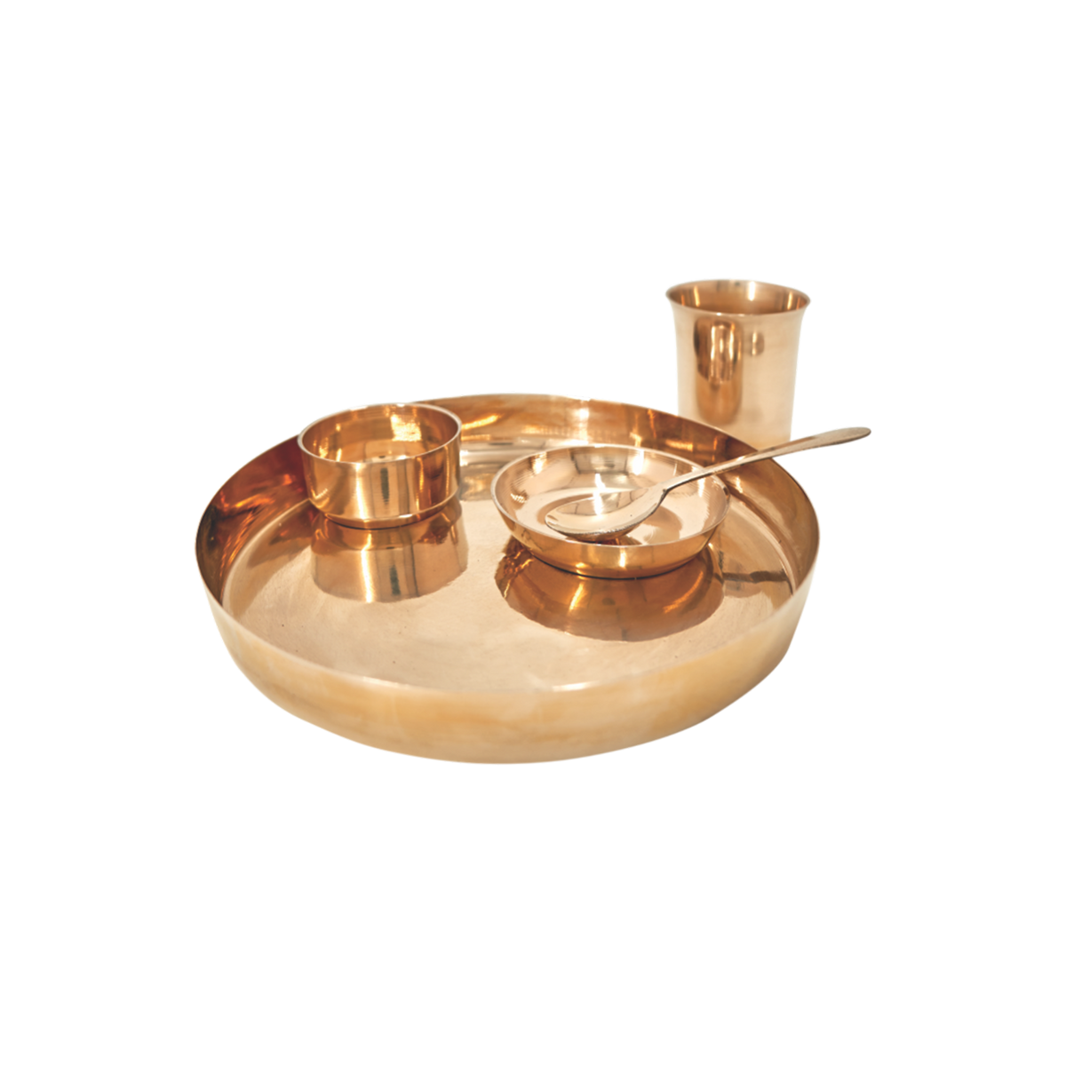 Bronze Dinner Set - Thali | 5 Items
