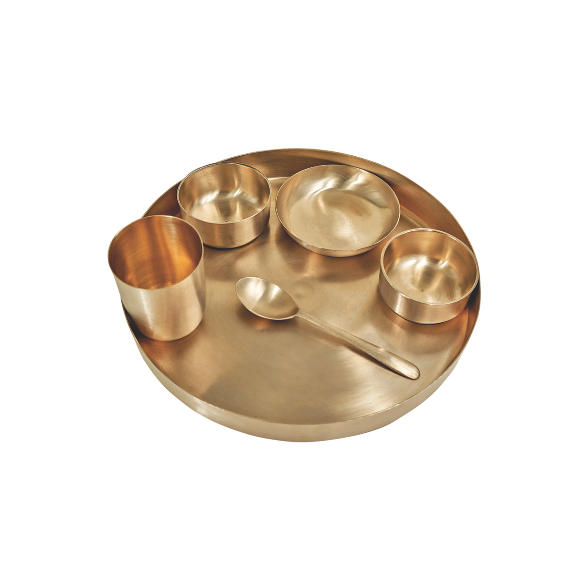 Bronze Dinner Set - Thali | 6 Items