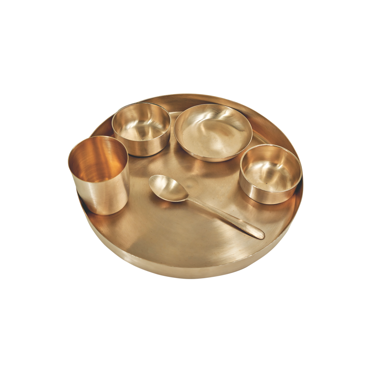 Bronze Dinner Set - Thali | 6 Items