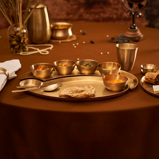 Bronze Platter Set - Mango Taj