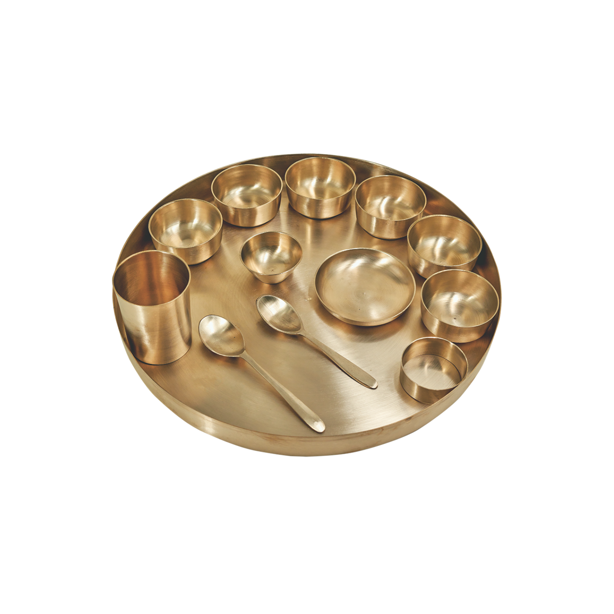 Bronze Dinner Set - Rajwadi | 13 Items
