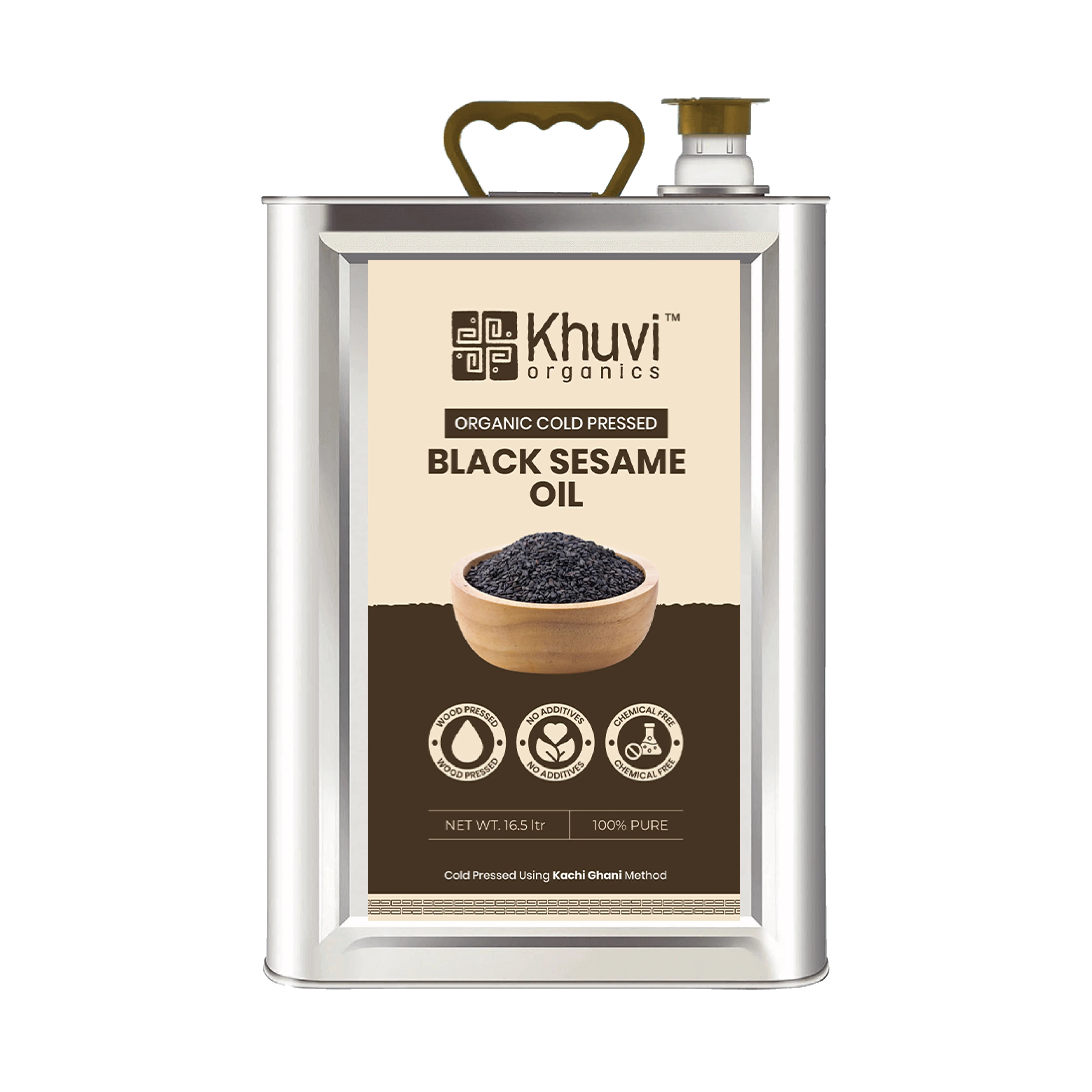 Cold Pressed Black Sesame Oil (Kachi Ghani)