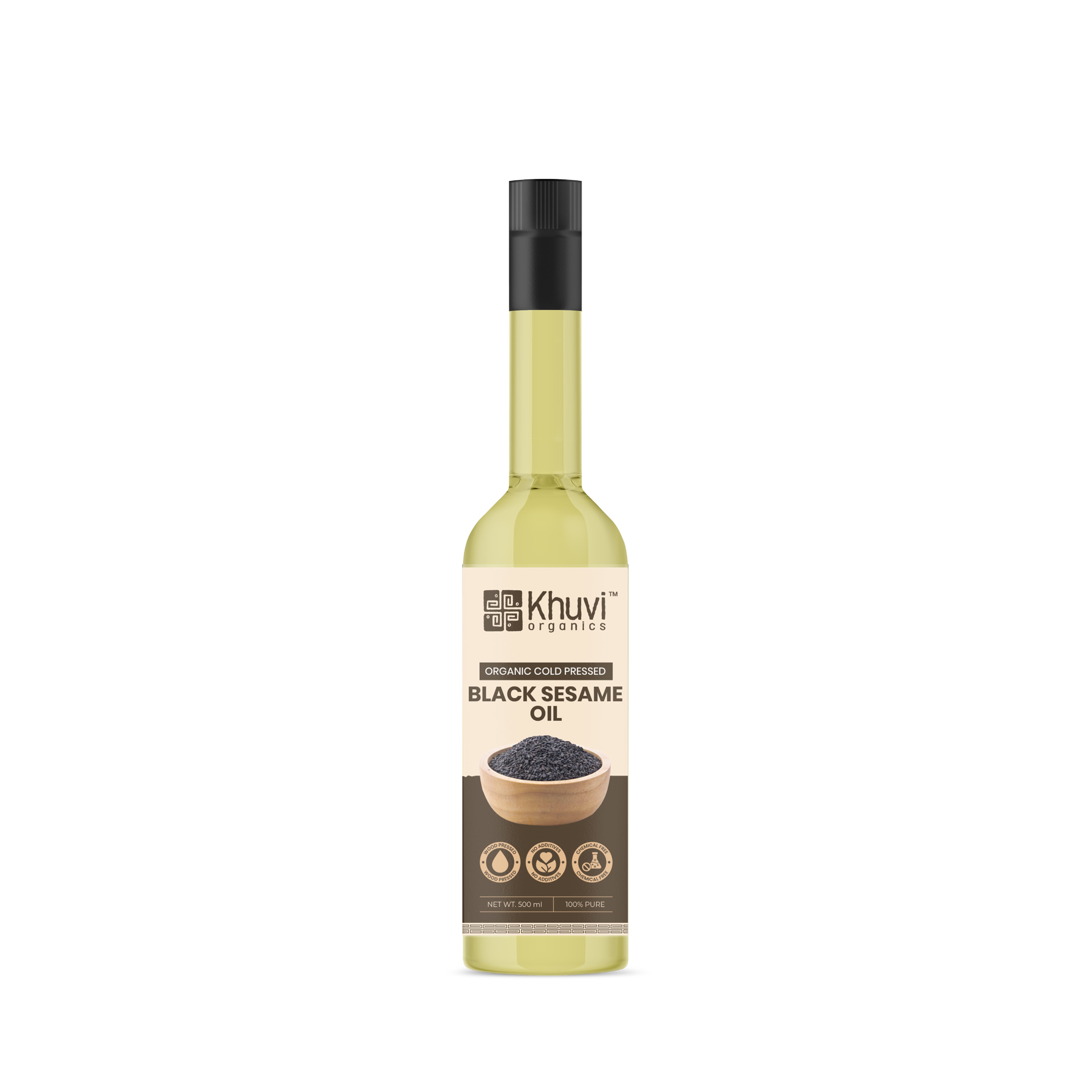 Cold Pressed Black Sesame Oil (Kachi Ghani)
