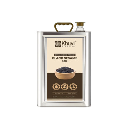 Cold Pressed Black Sesame Oil (Kachi Ghani)