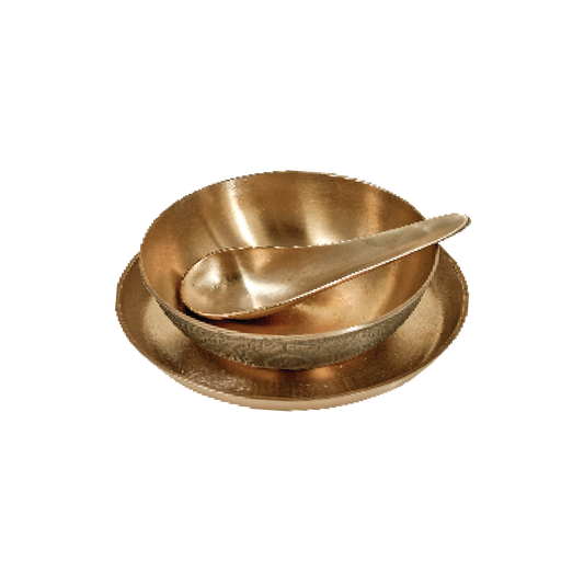 Bronze Soup Set (Carving)