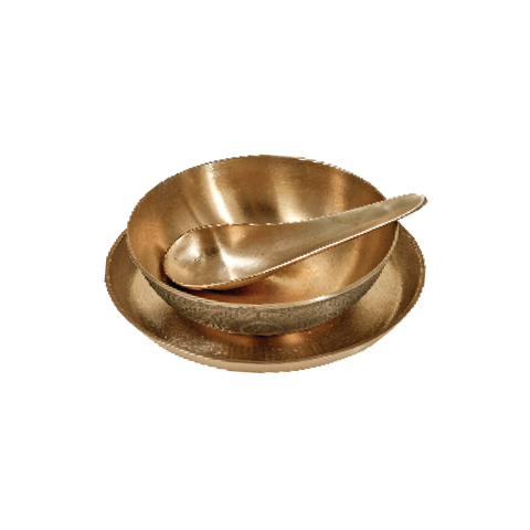 Bronze Soup Set (Carving)
