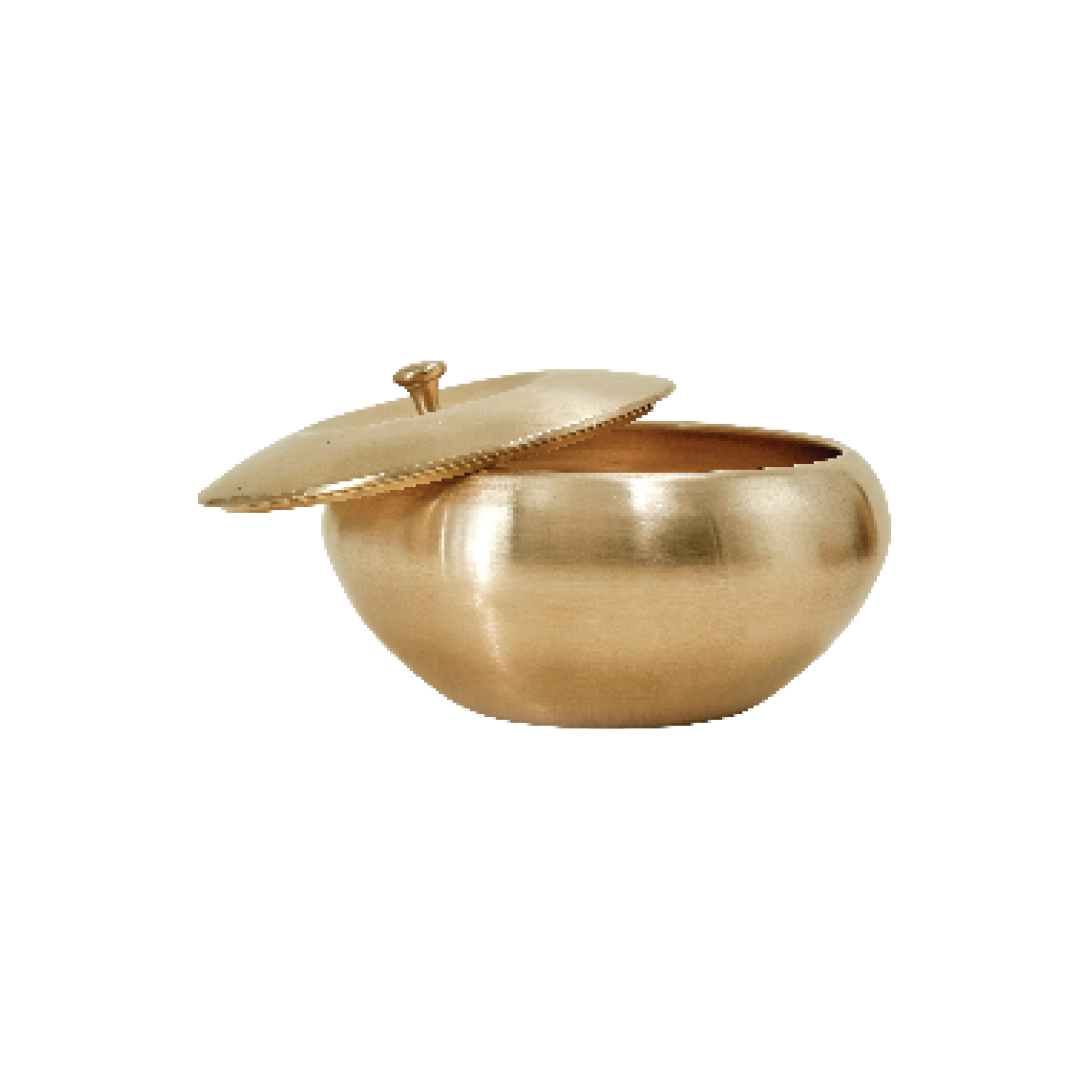 Bronze Handi with Lid - Curve