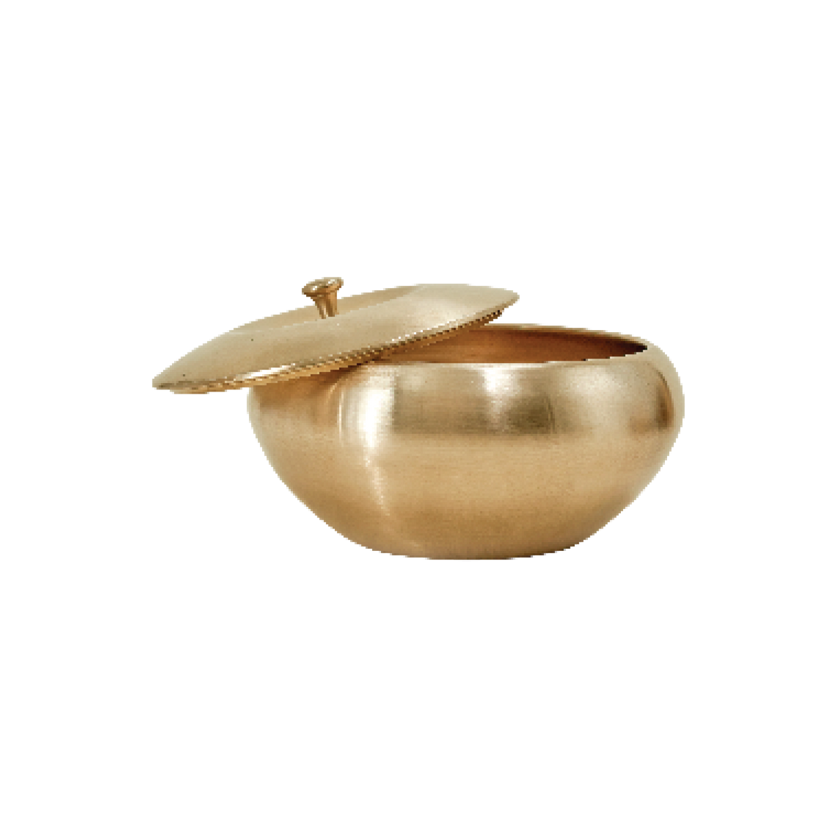 Bronze Handi with Lid - Curve