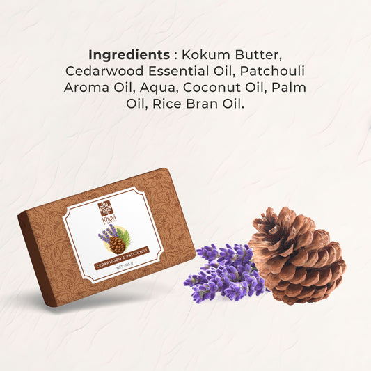 Cold Pressed Soap - Cedar Wood & Patchouli