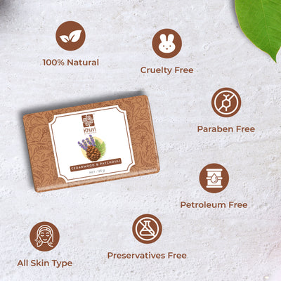 Cold Pressed Soap - Cedar Wood & Patchouli