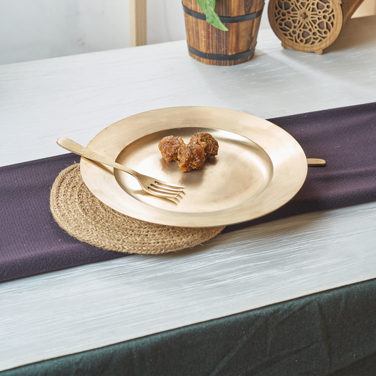 Bronze Plate - Rice (Deep)