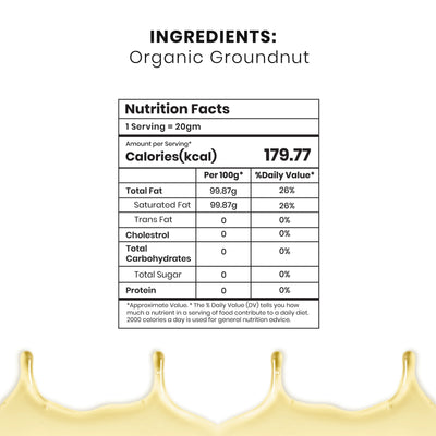 Cold Pressed Ground Nut Oil