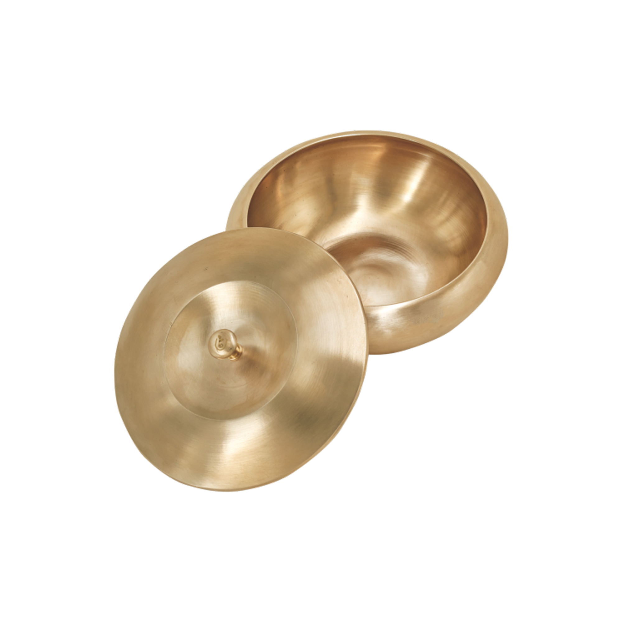 Bronze Handi with Lid - Apple