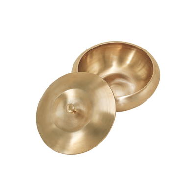 Bronze Handi with Lid - Apple