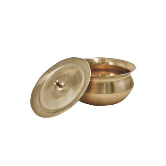 Bronze Handi with Lid