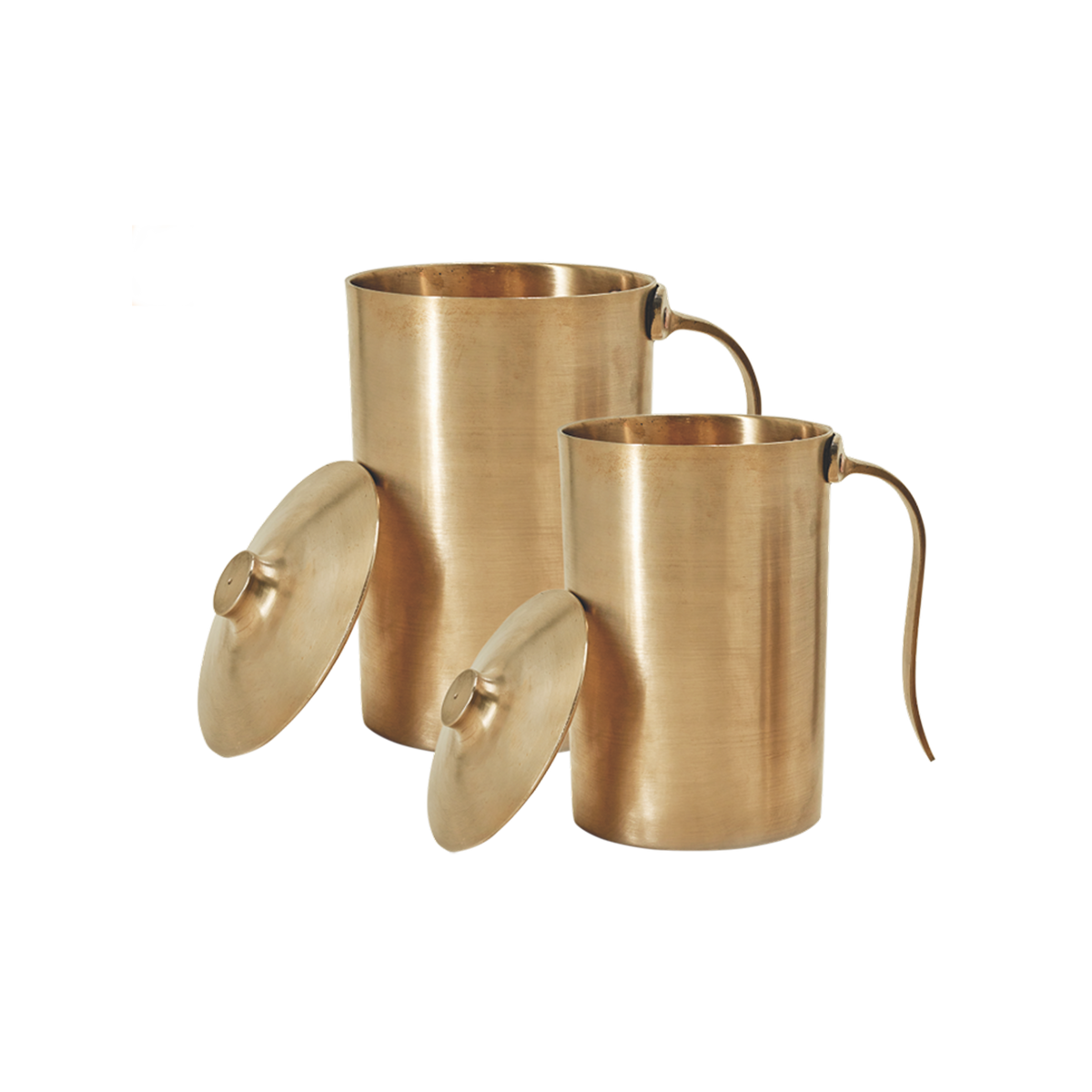 Bronze Jug with Lid - Pipe