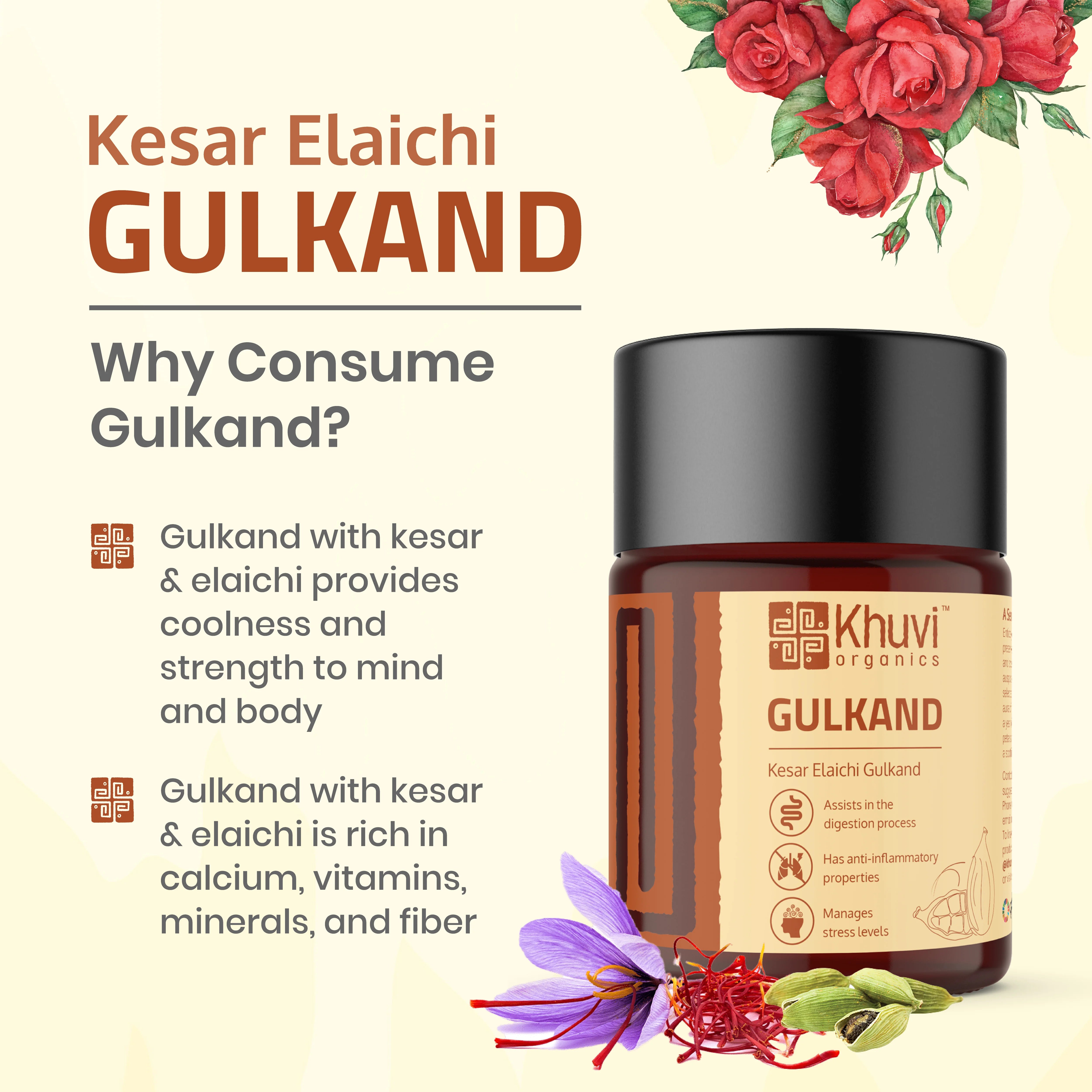 Gulkand - Kesar Elaichi