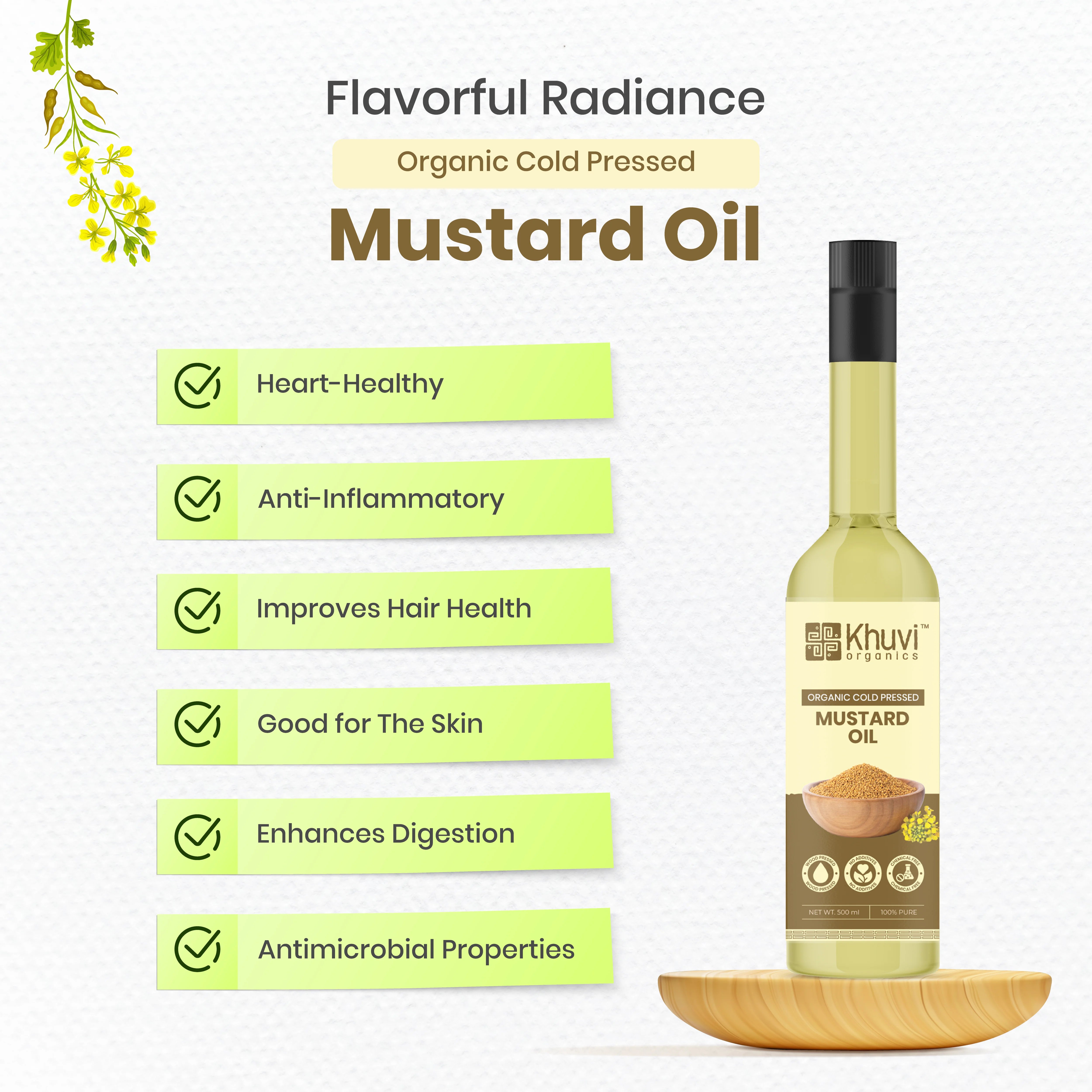 Cold Pressed Mustard Oil