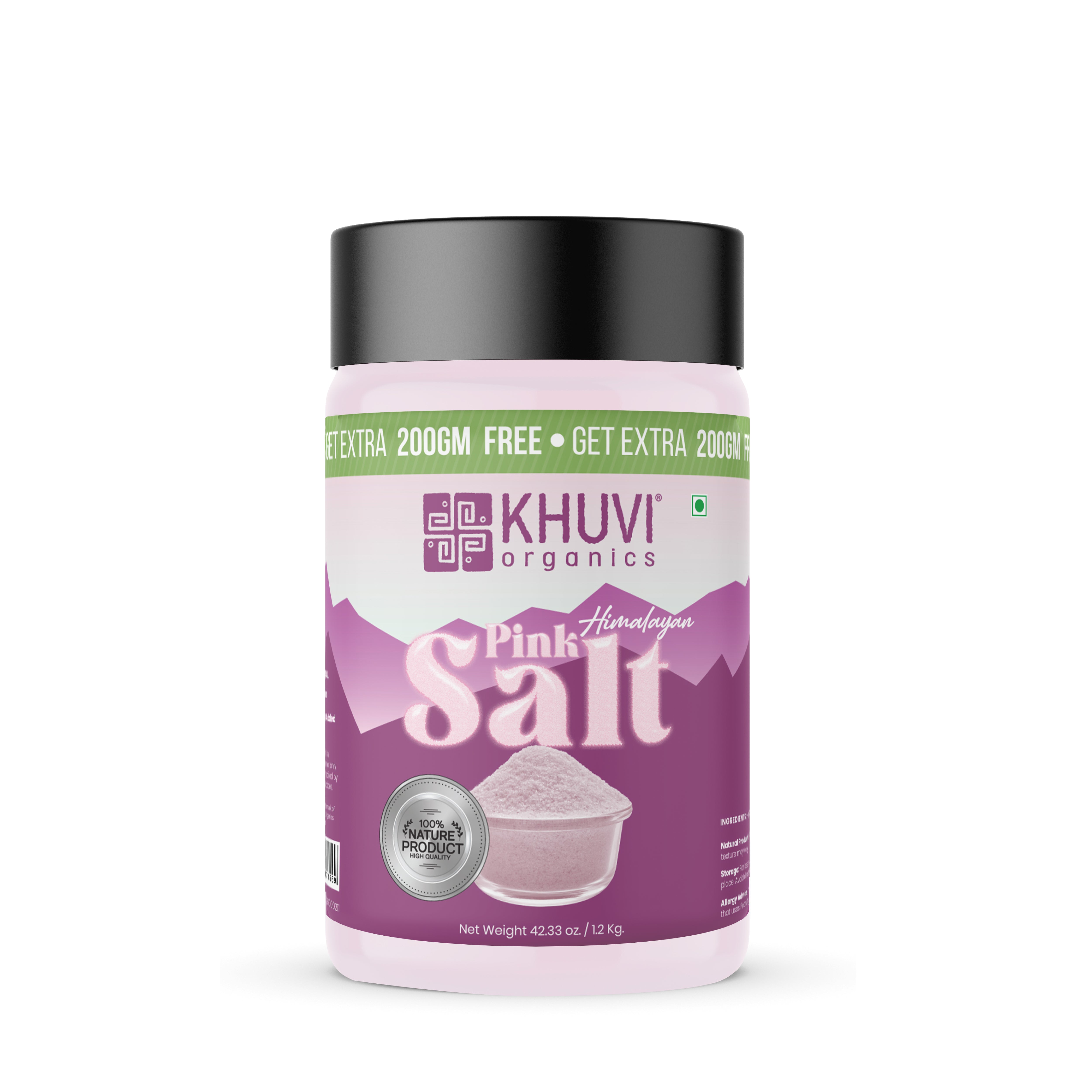Pounded Himalayan Pink Rock Salt