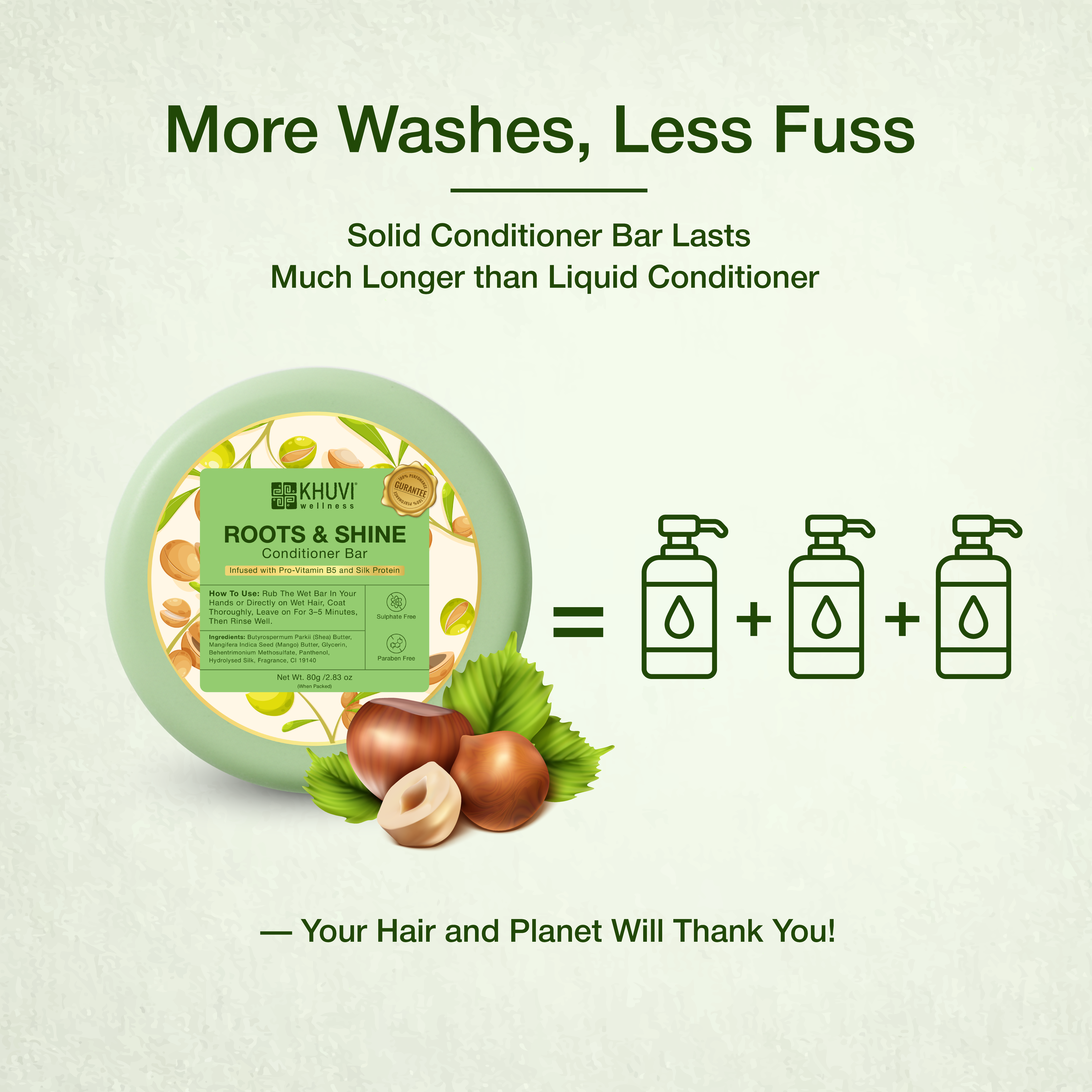 Conditioner Bar - Roots & Shine