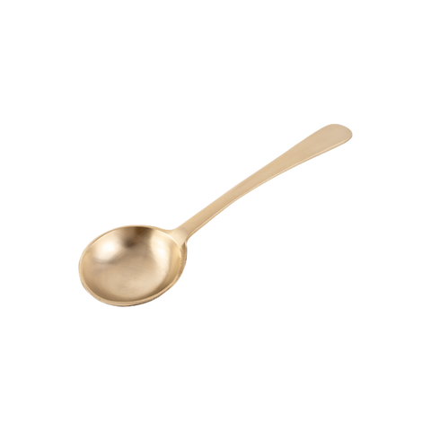 Bronze Serving Spoon - Ruby - Dessert - Round