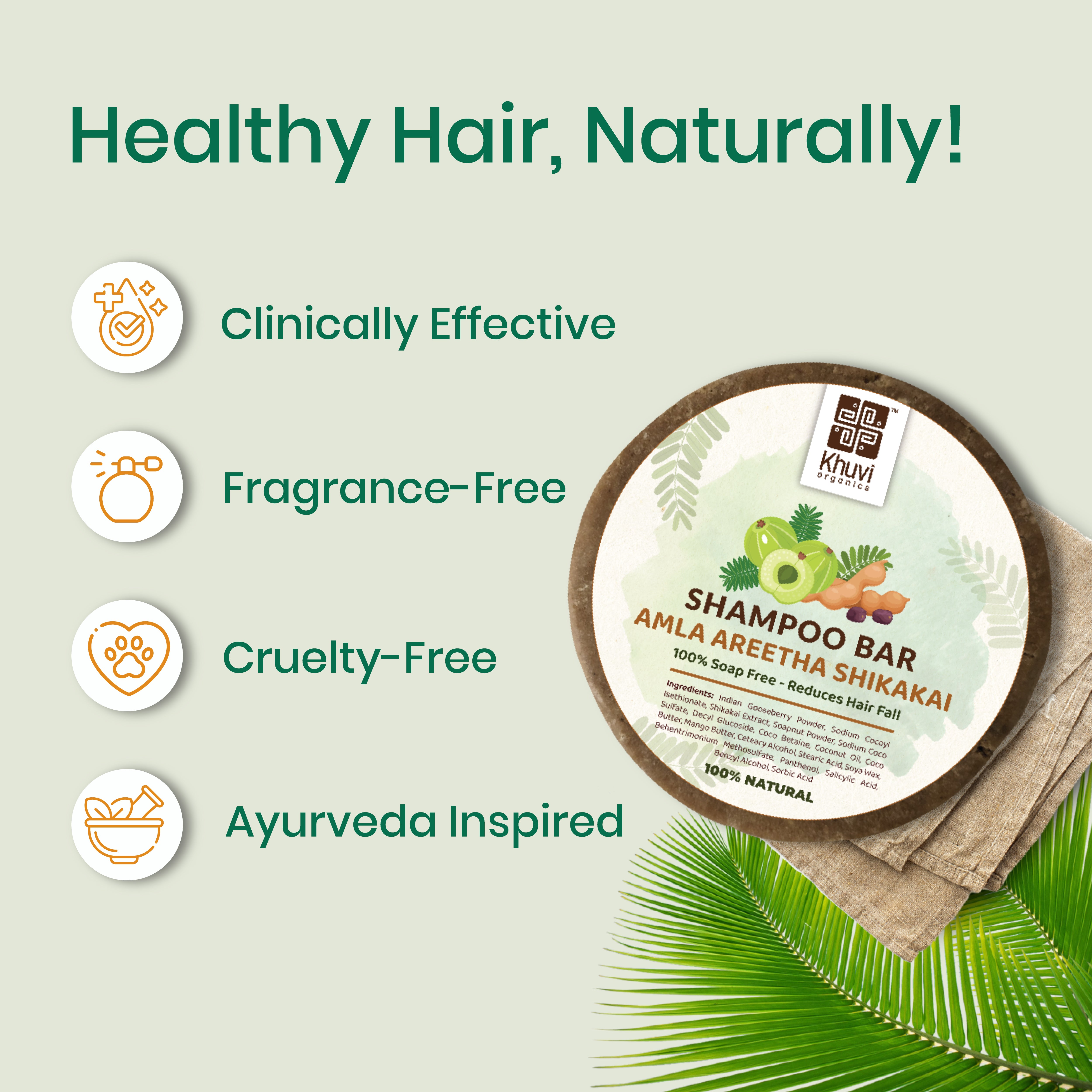 Shampoo Bar - Aamla Areetha Shikakai