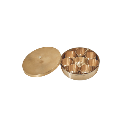 Bronze Spice Box (Masala Box)