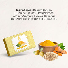 Cold Pressed Soap - Turmeric (Oats & Olive)