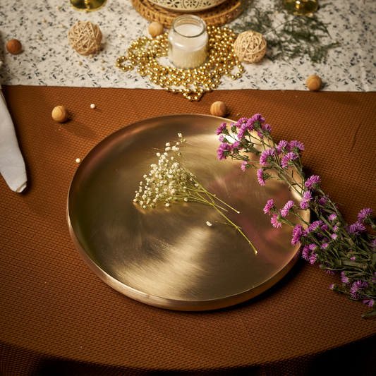 Bronze Thali - Curve